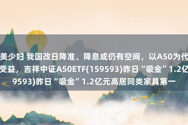 美少妇 我国改日降准、降息或仍有空间，以A50为代表的龙头股有望握续受益，吉祥中证A50ETF(159593)昨日“吸金”1.2亿元高居同类家具第一